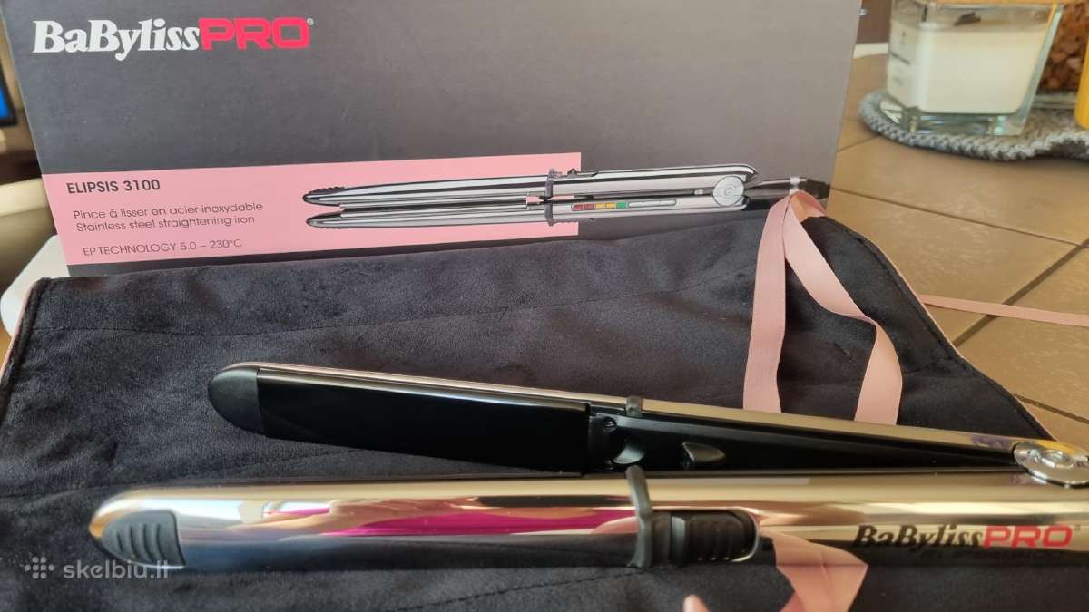 Plaukų tiesintuvas Babyliss Pro Black Elipsis 3100