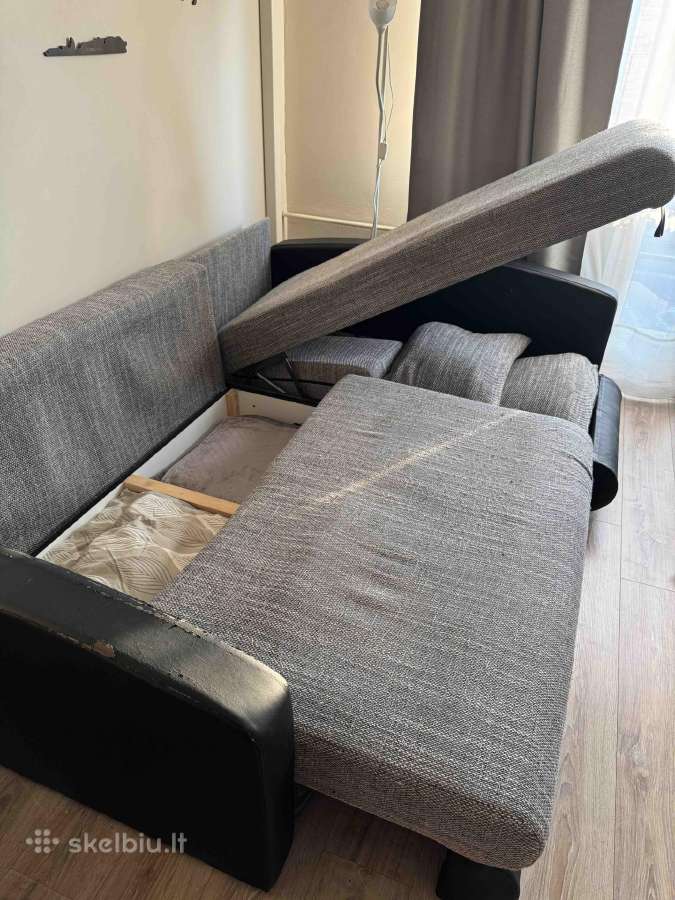 Minkštas kampas su miego funkcija sofa-lova - nuotraukos Nr. 7