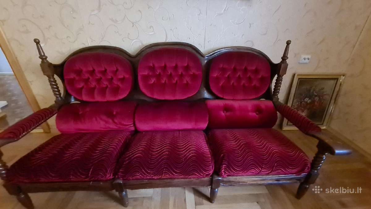 Senovinis baldų komplektas