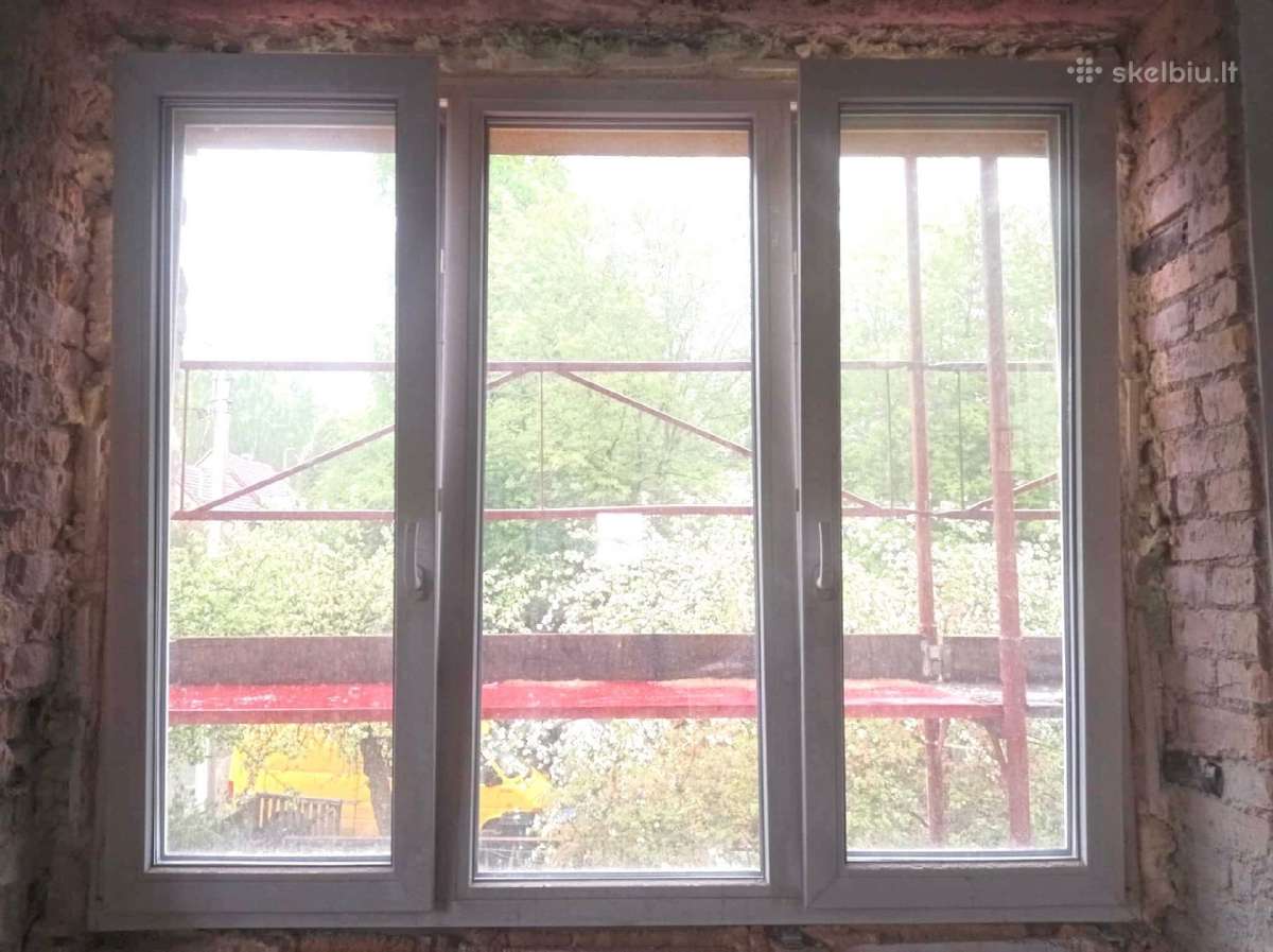 Plastikiniai ir aliumininiai dviejų pakėtų langai - nuotraukos Nr. 6