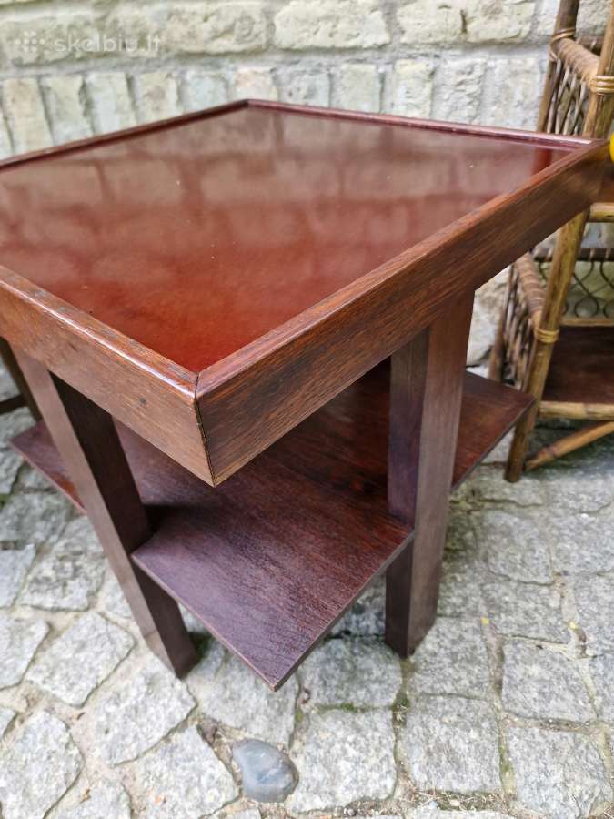 Vintažinis Art Deco kavos staliukas - nuotraukos Nr. 3