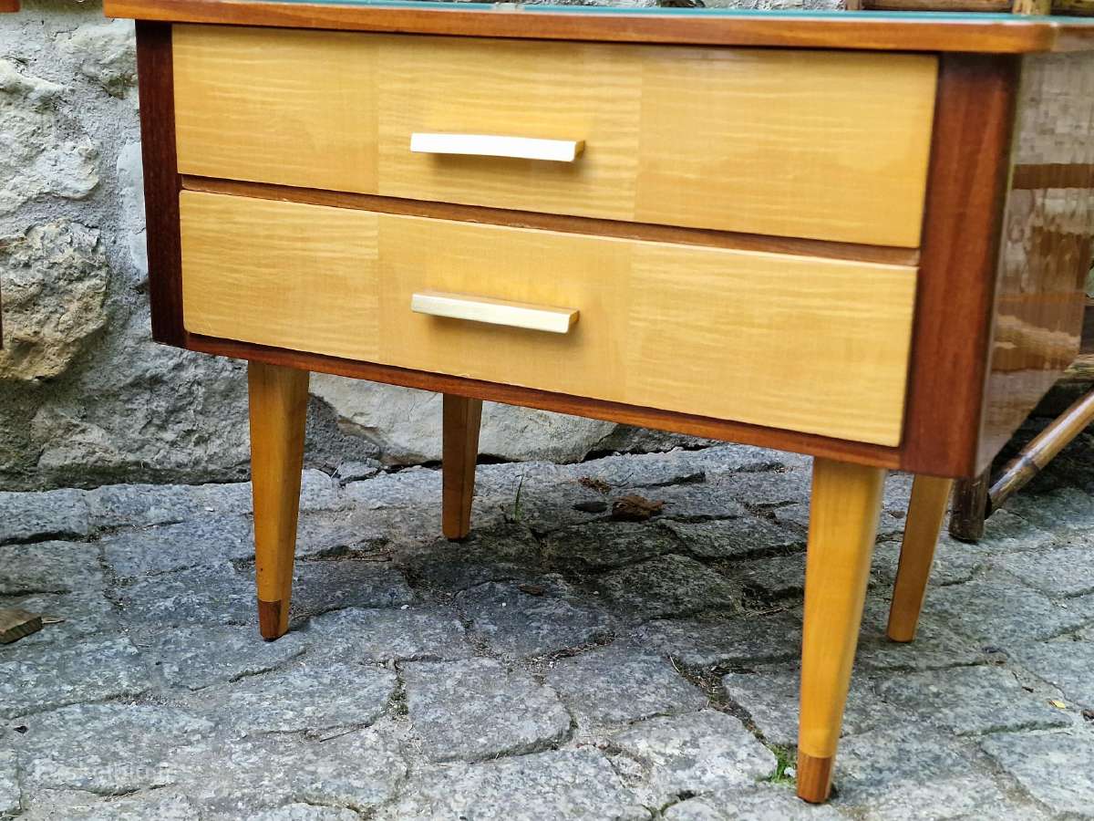 Vintažinės mid century miegamojo spintukės - nuotraukos Nr. 11