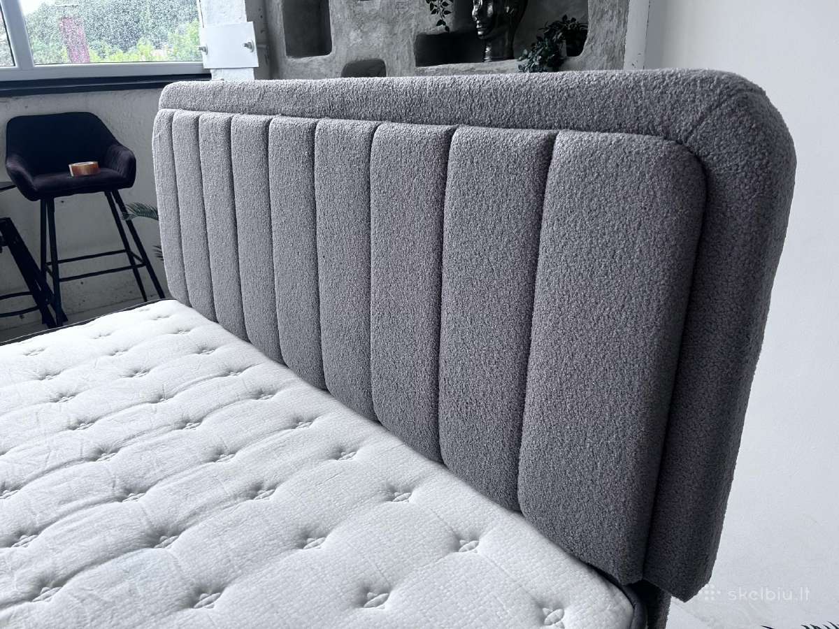 Naujos teddy - boucle lovos su čiužiniu 30cm