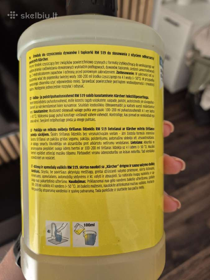 Kilimų ir apmušalų valiklis Karcher - nuotraukos Nr. 3