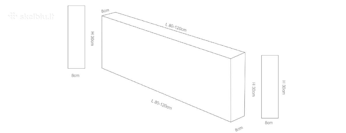 Granito bortai 100*8*30 cm - 21 Eur - nuotraukos Nr. 7