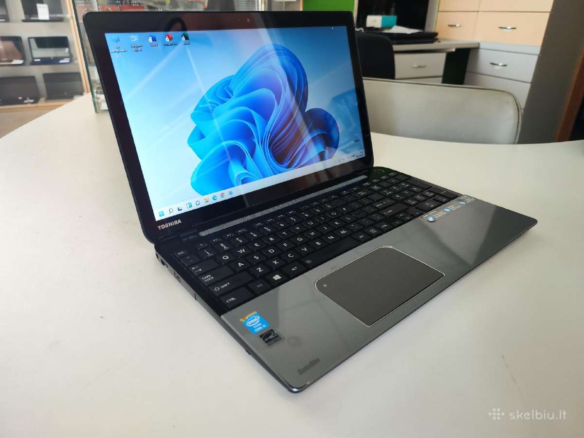 Toshiba i5/15,6"touch/8gb/naujas SSD/puiki batkė
