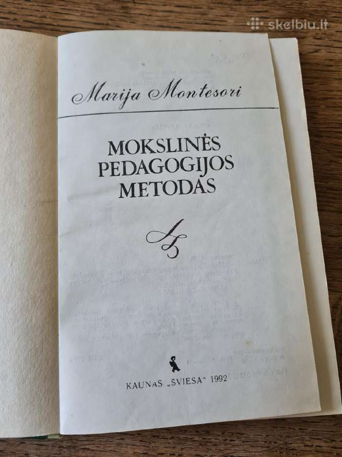 Mokslinės pedagogijos metodas (Marija Montesori) - nuotraukos Nr. 3