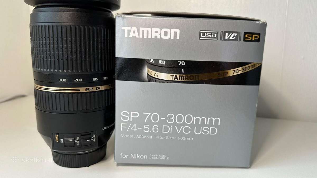 Tamron Sp 70-300mm F/4-5.6 Di Vc Usd : tinka Nikon
