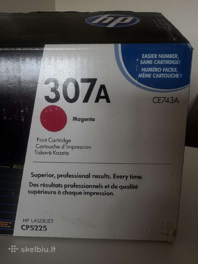 Spausdintuvo kasete Laserjet Hp 307a / ce741a - nuotraukos Nr. 2