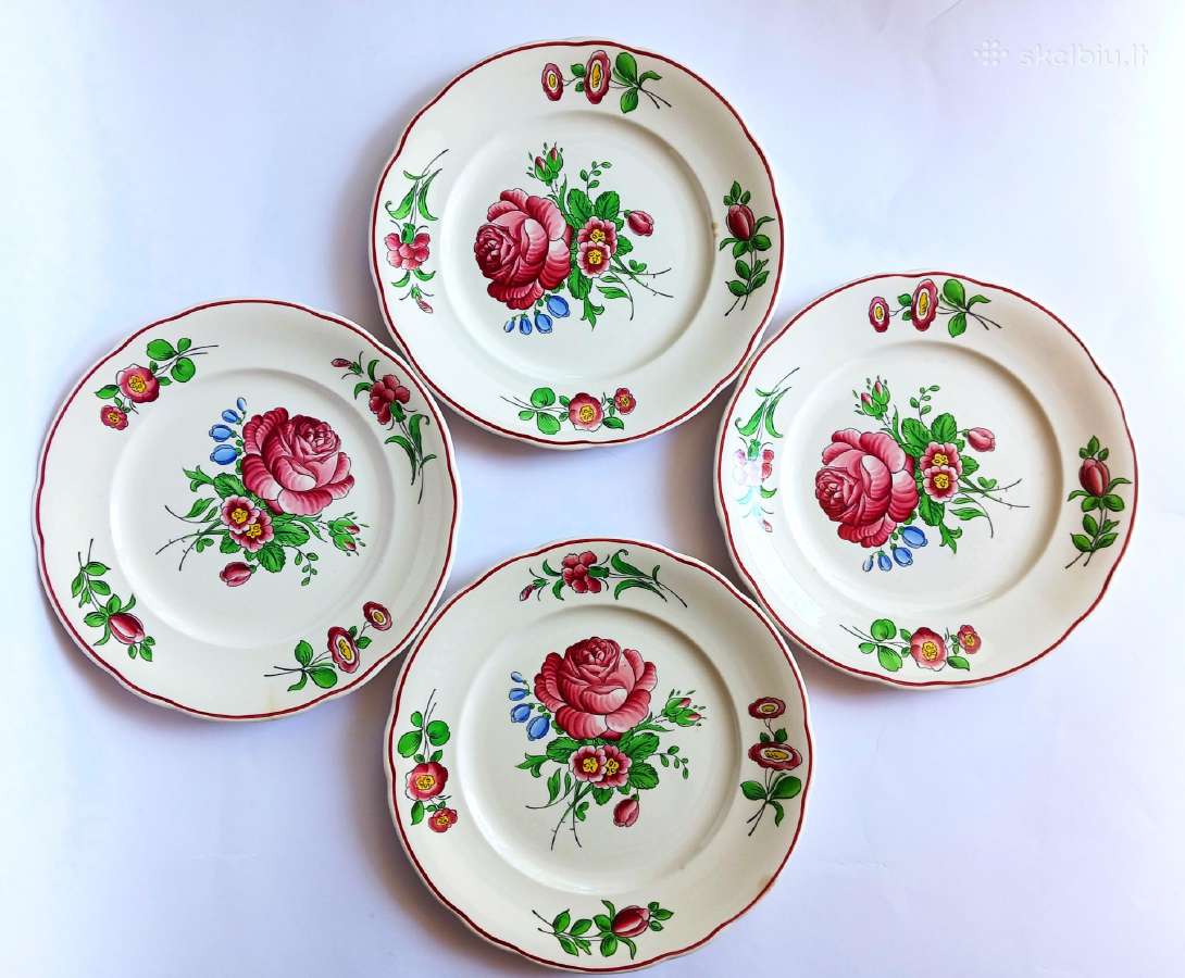 Villeroy & Boch 4 lėkštės "Colmar" Mettlach Vokiet