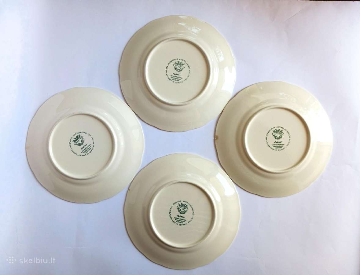 Villeroy & Boch 4 lėkštės "Colmar" Mettlach Vokiet - nuotraukos Nr. 7