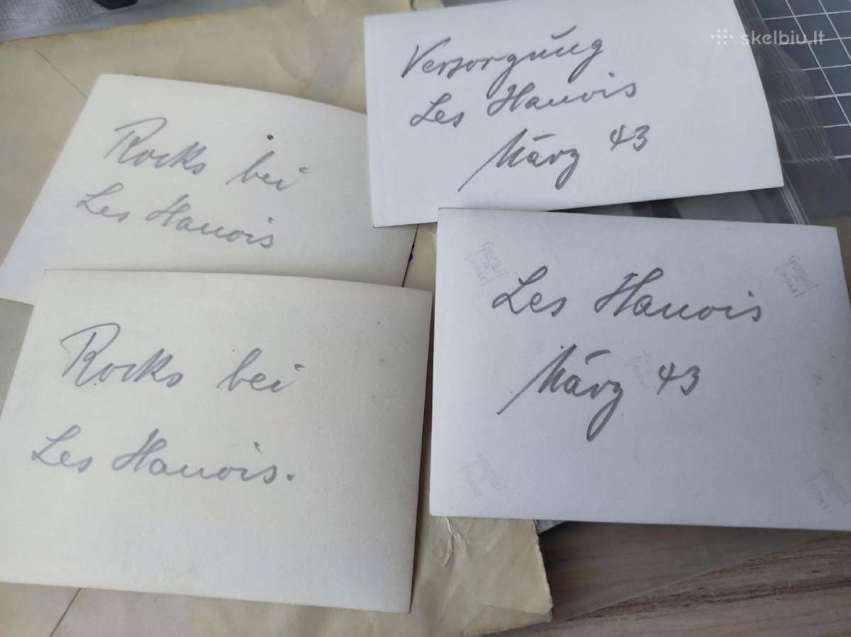 Du laiškai su nuotraukomis Vokietija 1941 metai - nuotraukos Nr. 3