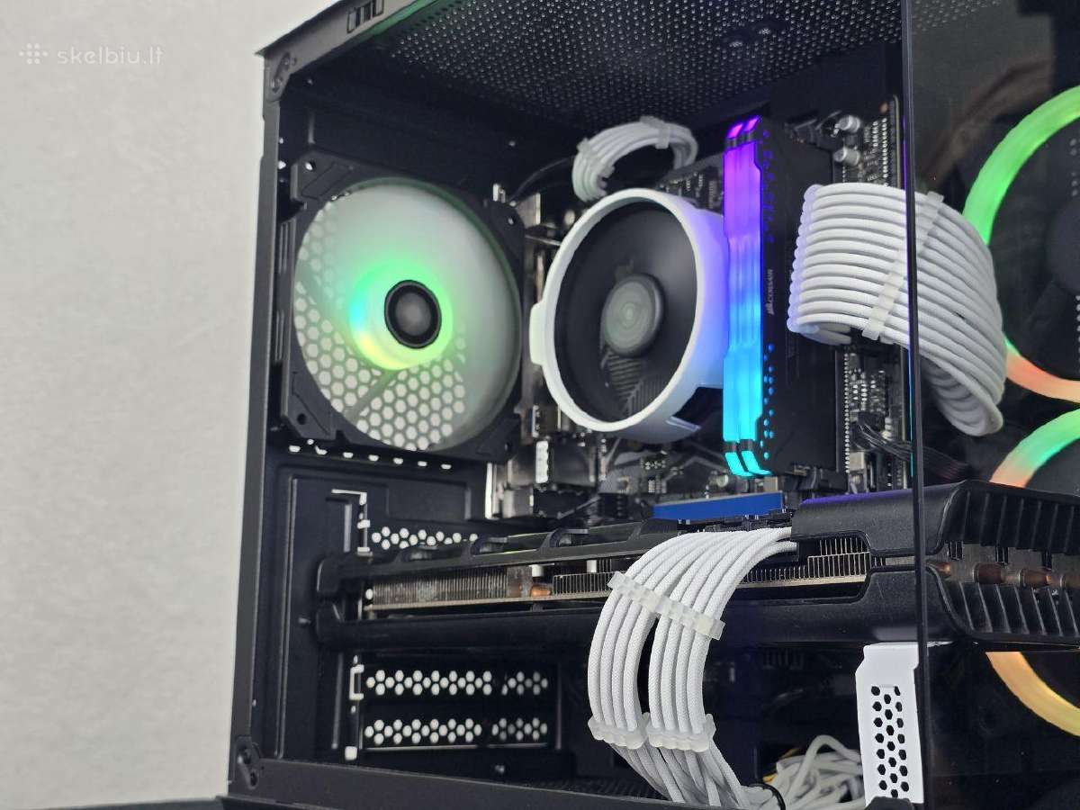 Naujas žaidimų kompiuteris r5 5500 rx5700xt 16ram - nuotraukos Nr. 5