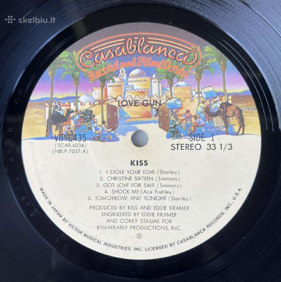 Kiss Love Gun vinilas Japonija - nuotraukos Nr. 3