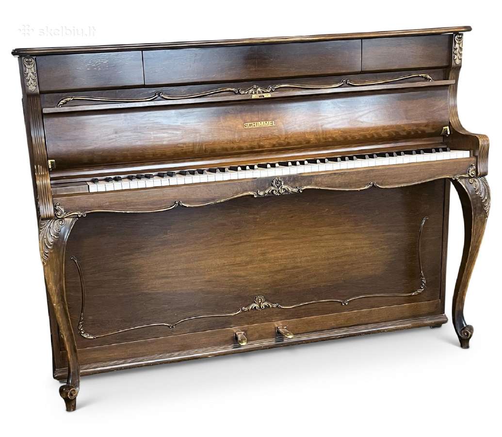 Vokiškas pianinas „Schimmel" 108 mod. rokoko - nuotraukos Nr. 8