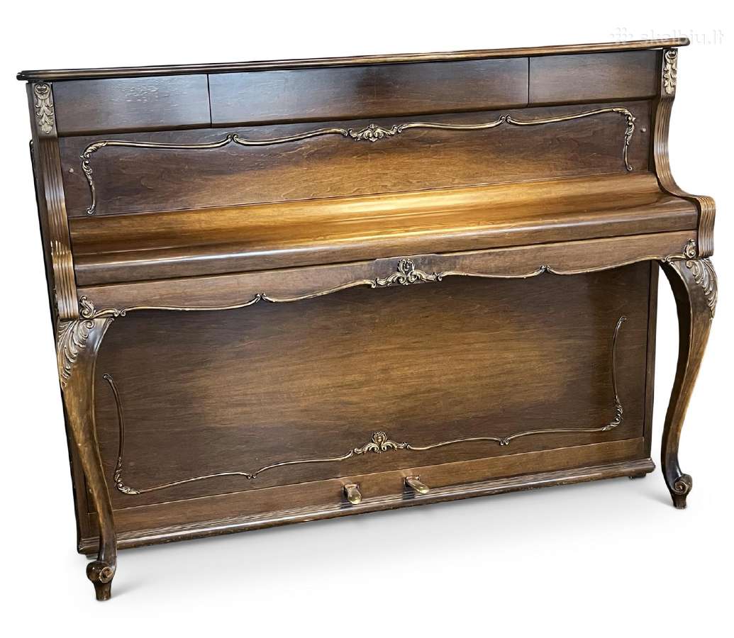Vokiškas pianinas „Schimmel" 108 mod. rokoko - nuotraukos Nr. 7