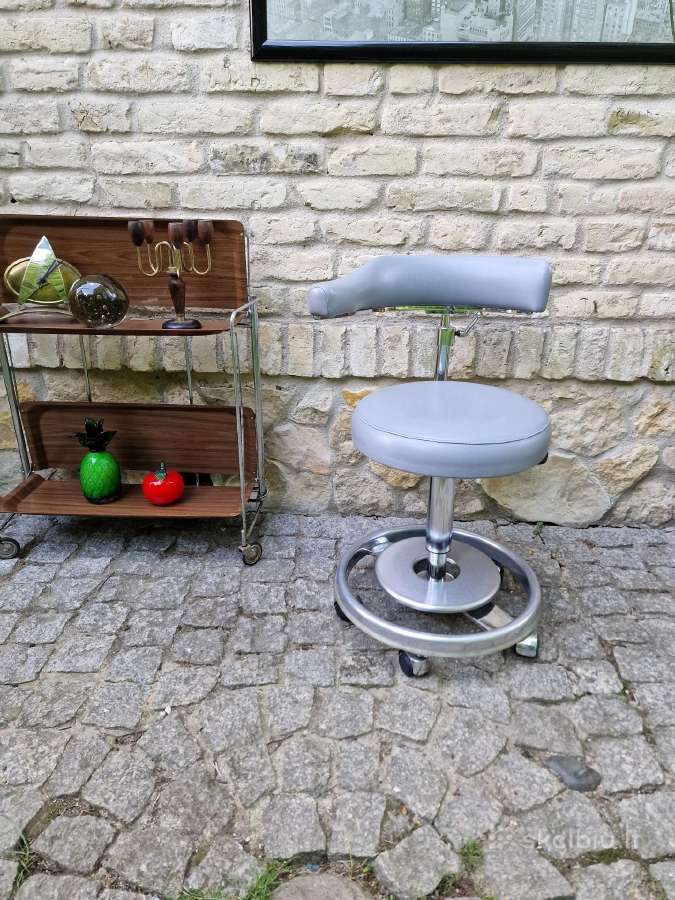Vintažinė profesionali darbo kėdė D156 - nuotraukos Nr. 16