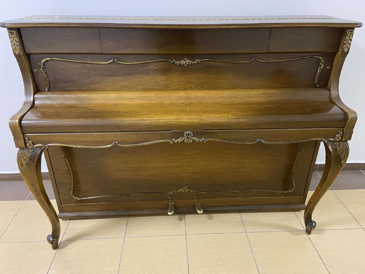 Vokiškas pianinas „Schimmel" 108 mod. rokoko - nuotraukos Nr. 3