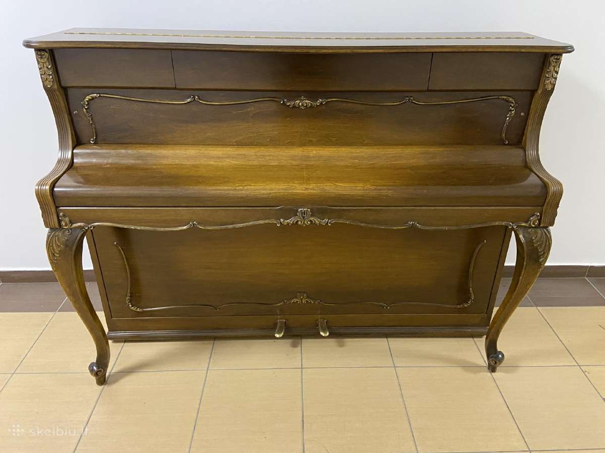 Vokiškas pianinas „Schimmel" 108 mod. rokoko - nuotraukos Nr. 16