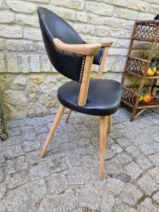 Vintažinė mid century Space Age kėdė