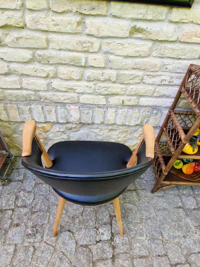 Vintažinė mid century Space Age kėdė - nuotraukos Nr. 20