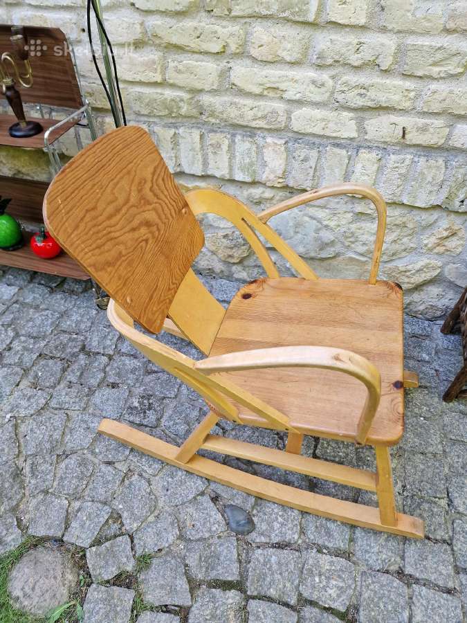 Vintažinis mid century autorinis supamas krėslas - nuotraukos Nr. 10