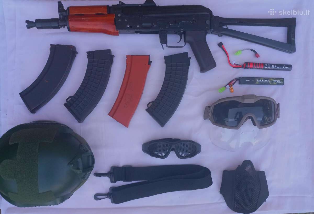 Airsoft Aks-74u su Tikru Medžiu - Skelbiu.lt