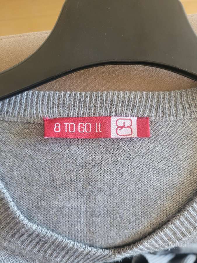 8 To Go megztinis ir liemene, pilki, dydis 146 - nuotraukos Nr. 5
