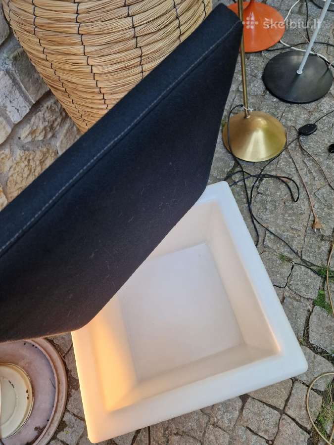 Vintažinis šviečiantis pufas su daiktadėže Lux-us - nuotraukos Nr. 6