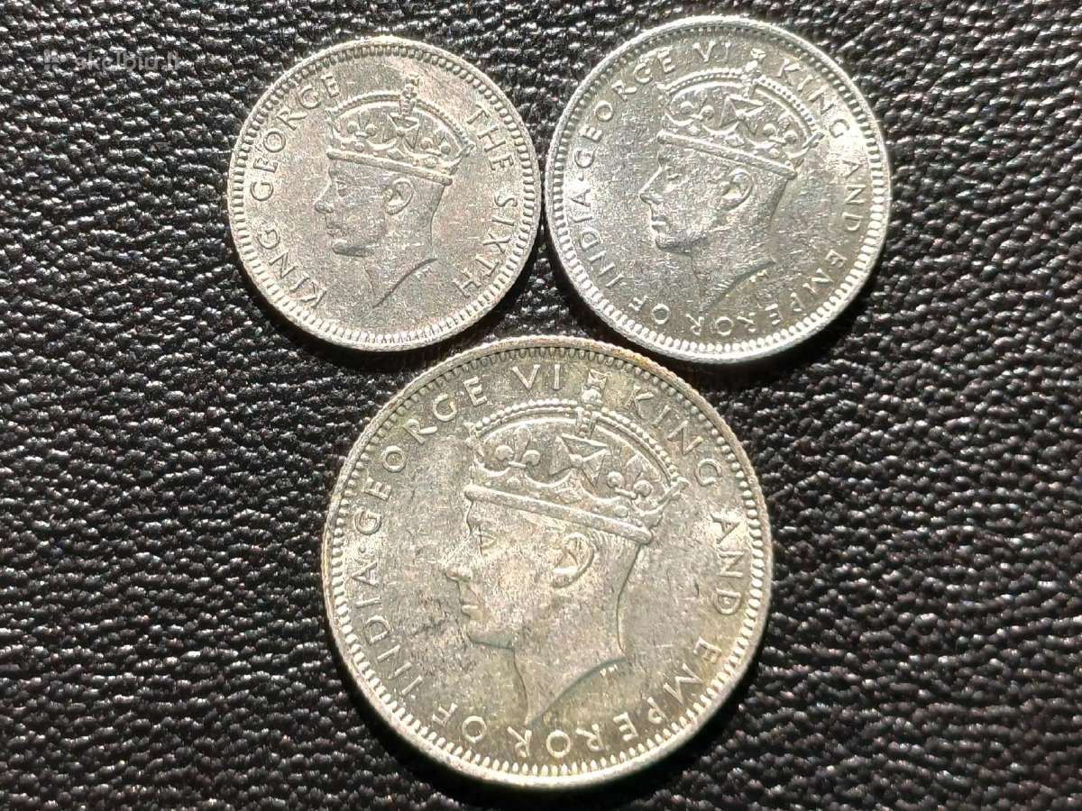 (206) 5,10,20 centų Malaja. 10 ir 20 sidabras. - nuotraukos Nr. 2