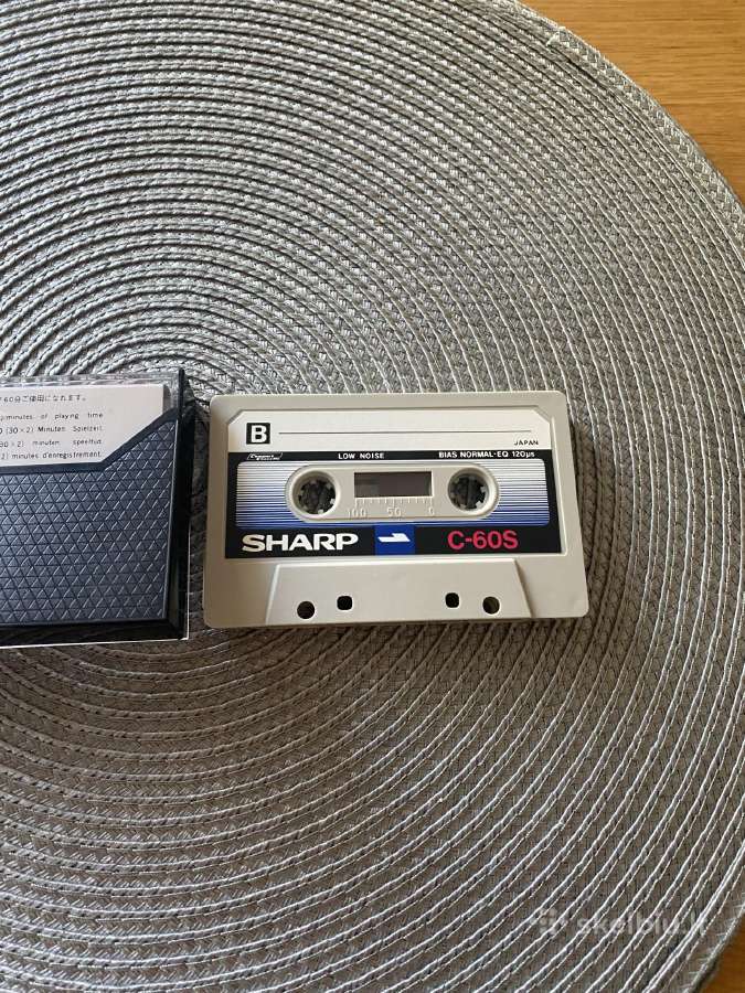 Audiokasetė Sharp c-60s - nuotraukos Nr. 3