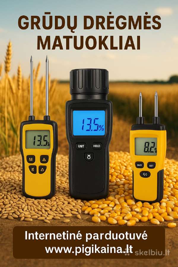 Didelis asortimentas! Grūdų Drėgmės Matuokliai - nuotraukos Nr. 13