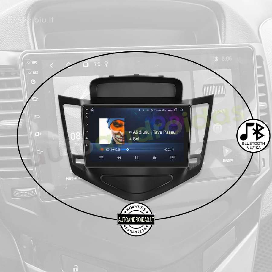 Chevrolet Cruze 2008-14 Android multimedia GPS - nuotraukos Nr. 6
