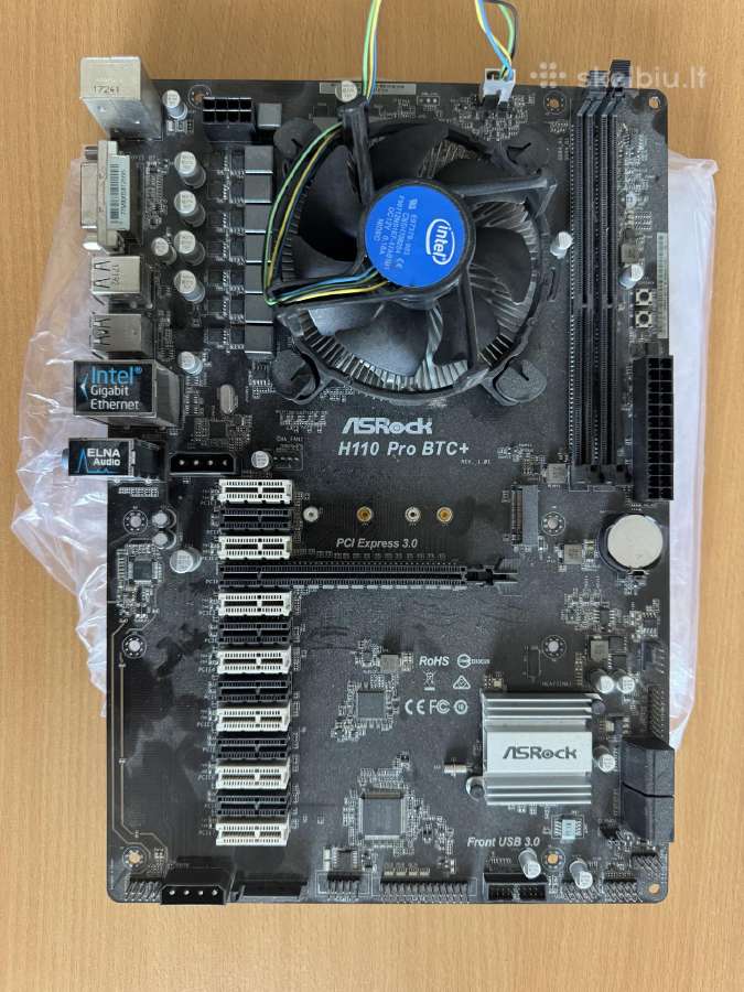 Asrock H110 Pro Btc+ motininė plokštė