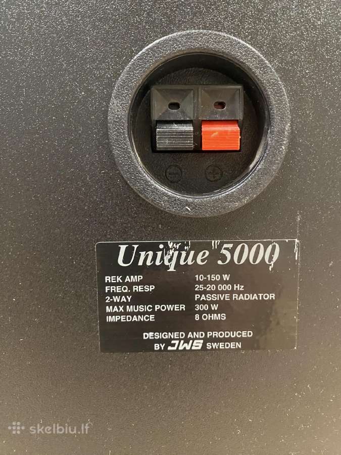 Garso kolonėlės Unique 5000 - nuotraukos Nr. 11