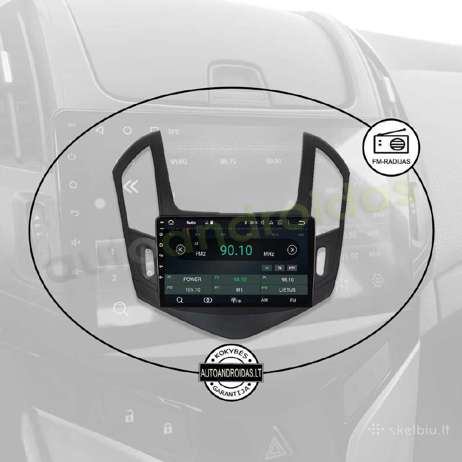 Chevrolet Cruze 2012-15 Android multimedia WiFi - nuotraukos Nr. 4