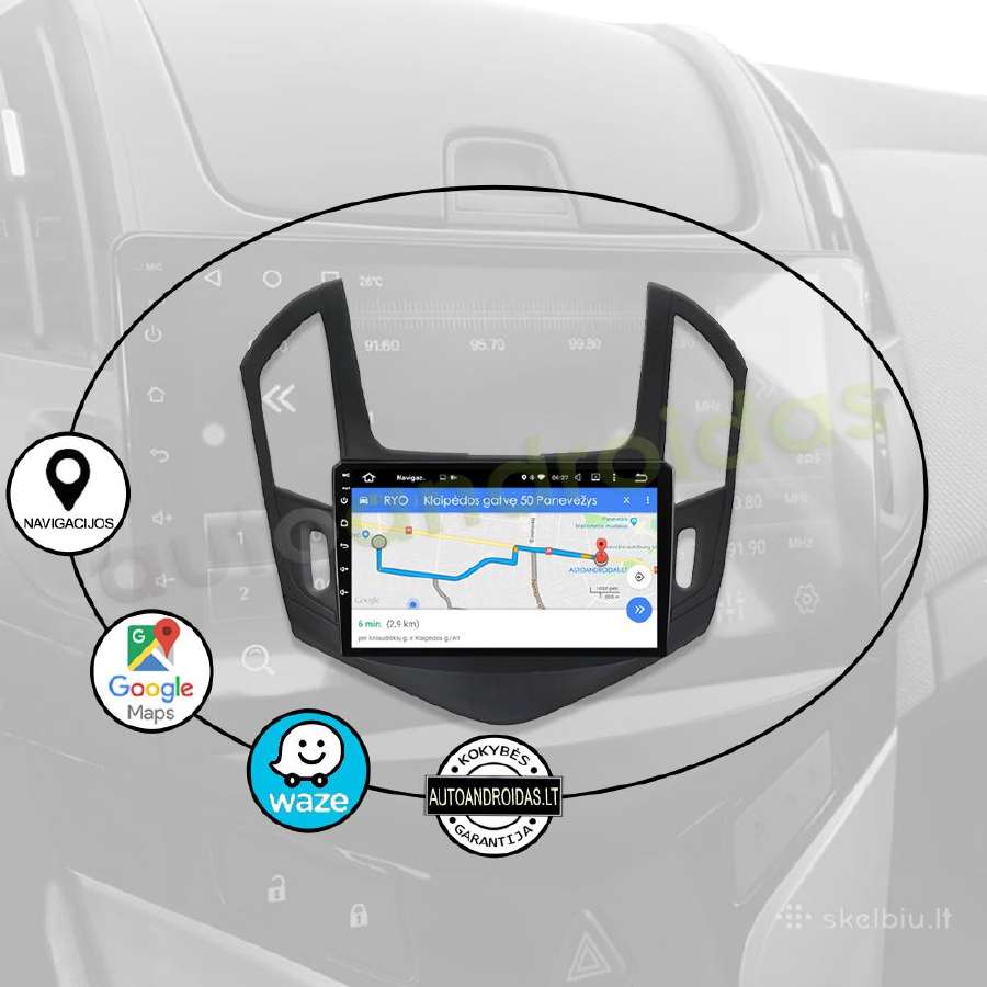 Chevrolet Cruze 2012-15 Android multimedia WiFi - nuotraukos Nr. 11