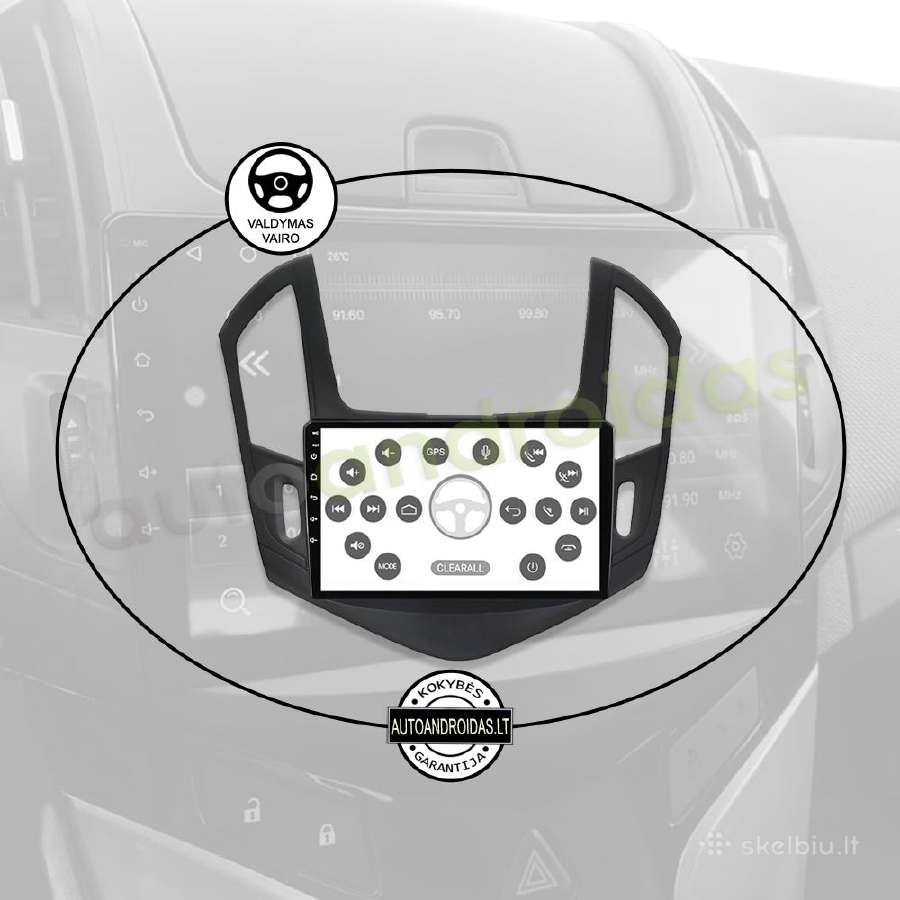 Chevrolet Cruze 2012-15 Android multimedia WiFi - nuotraukos Nr. 12