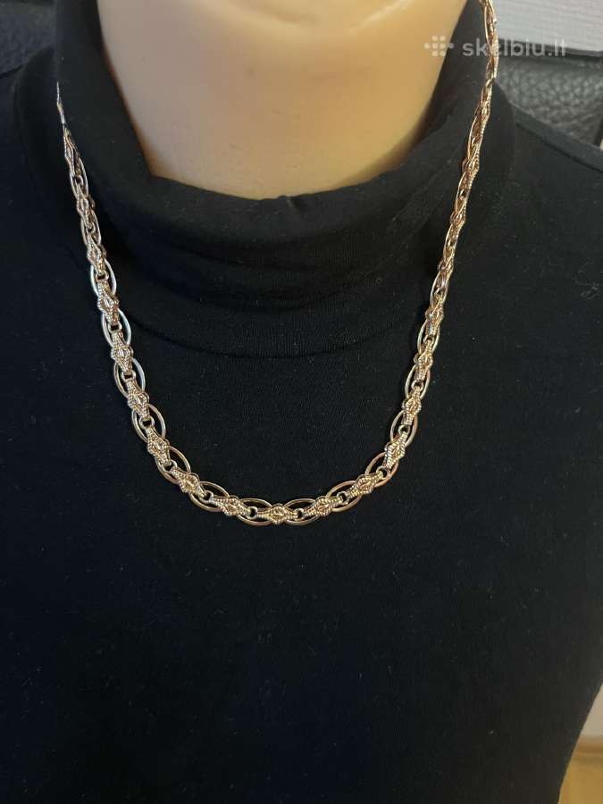 Prabangi auksinė Karališka grandinėlė- koljė - nuotraukos Nr. 12