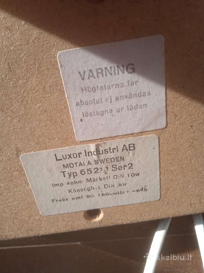Luxor stage radionette crate koloneles - nuotraukos Nr. 3