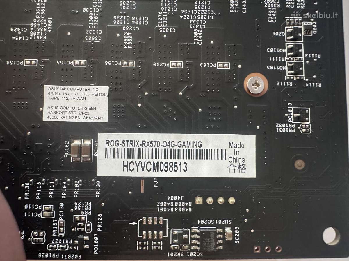 Asus Rx570 4gb - nuotraukos Nr. 3