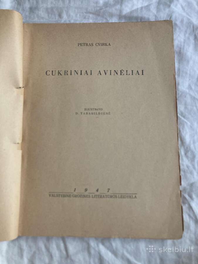 Cvirka Cukriniai avinėliai 1947 m - nuotraukos Nr. 2