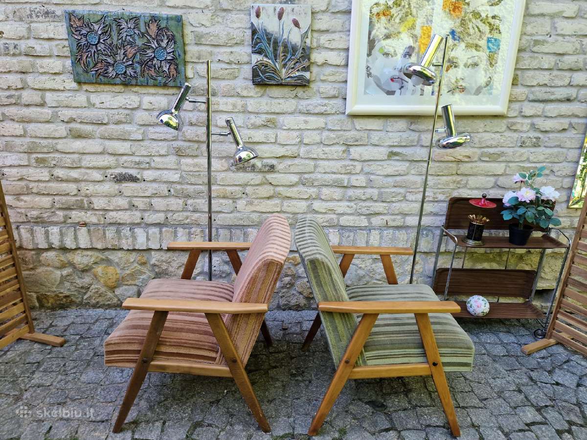 Vintažiniai mid century foteliai - nuotraukos Nr. 3