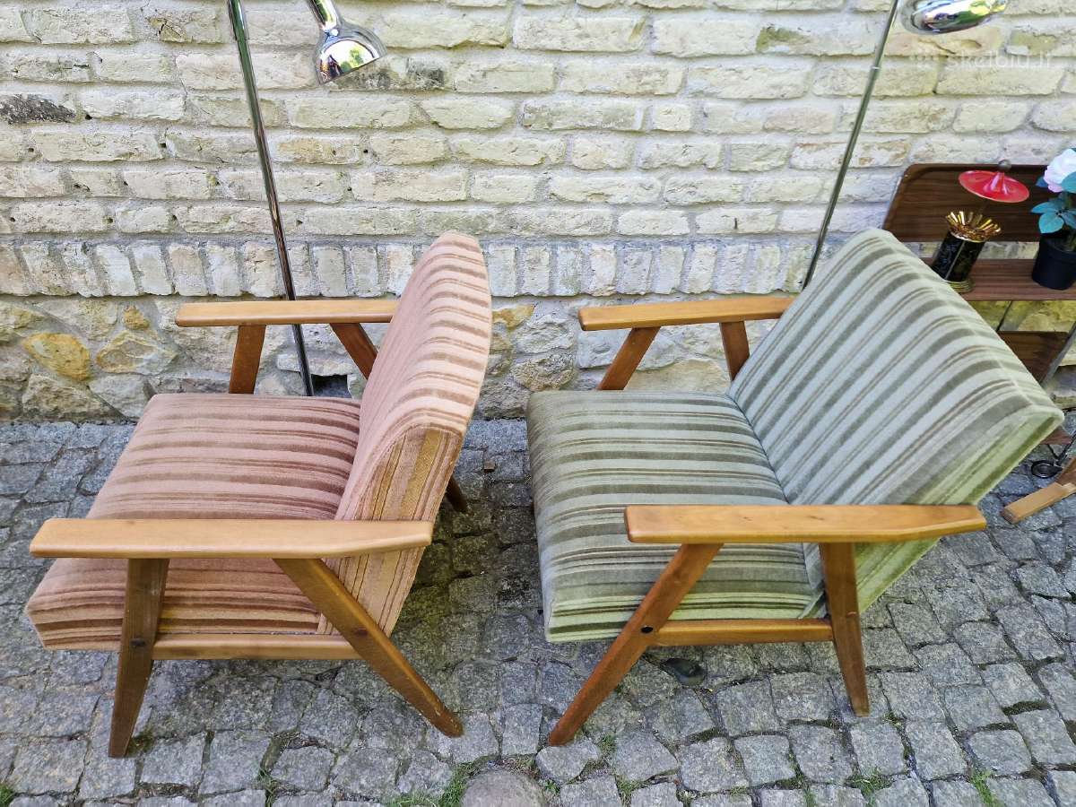 Vintažiniai mid century foteliai - nuotraukos Nr. 4
