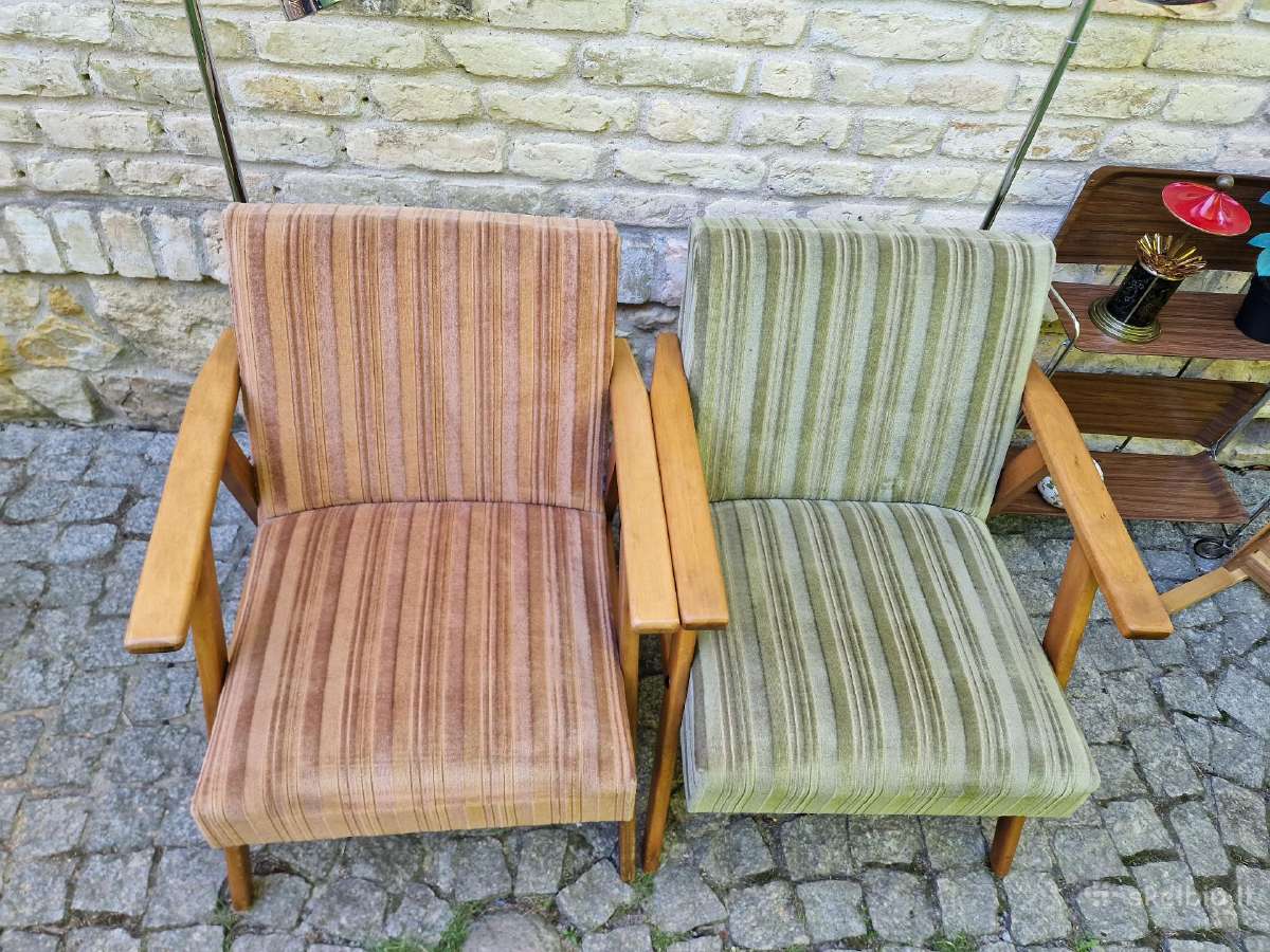 Vintažiniai mid century foteliai - nuotraukos Nr. 5