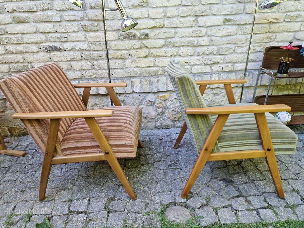 Vintažiniai mid century foteliai - nuotraukos Nr. 2