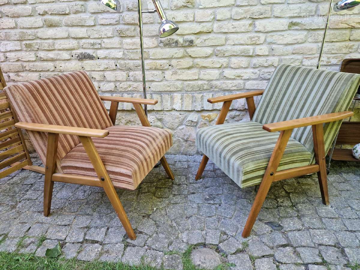 Vintažiniai mid century foteliai - nuotraukos Nr. 6