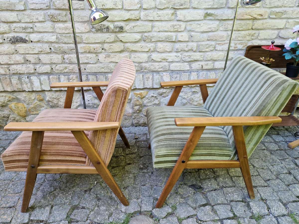 Vintažiniai mid century foteliai - nuotraukos Nr. 7