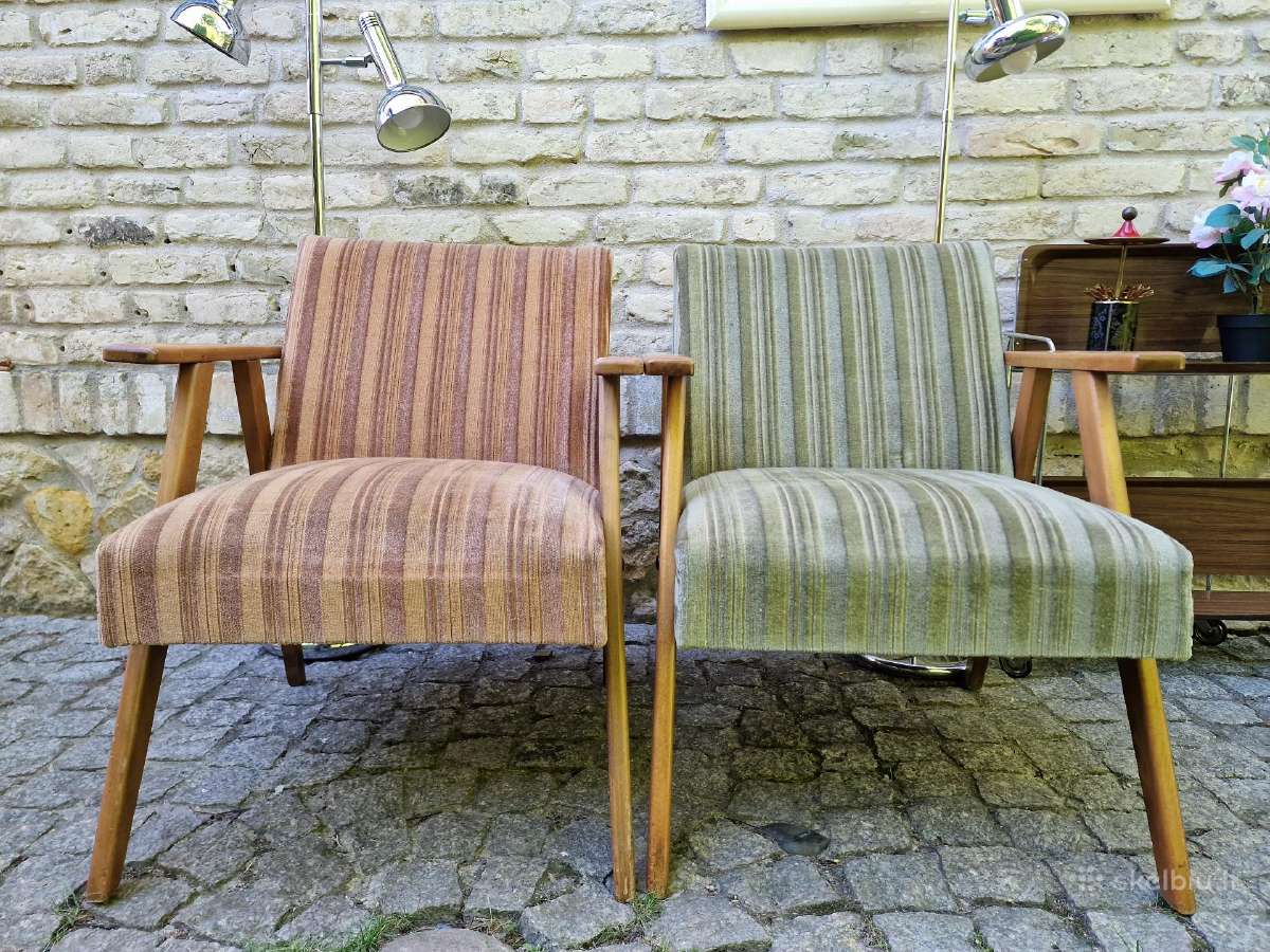 Vintažiniai mid century foteliai - nuotraukos Nr. 8