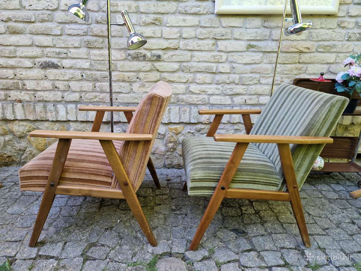 Vintažiniai mid century foteliai - nuotraukos Nr. 11